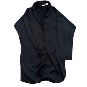 Signature Expressions Button Up Silk  Shirt
